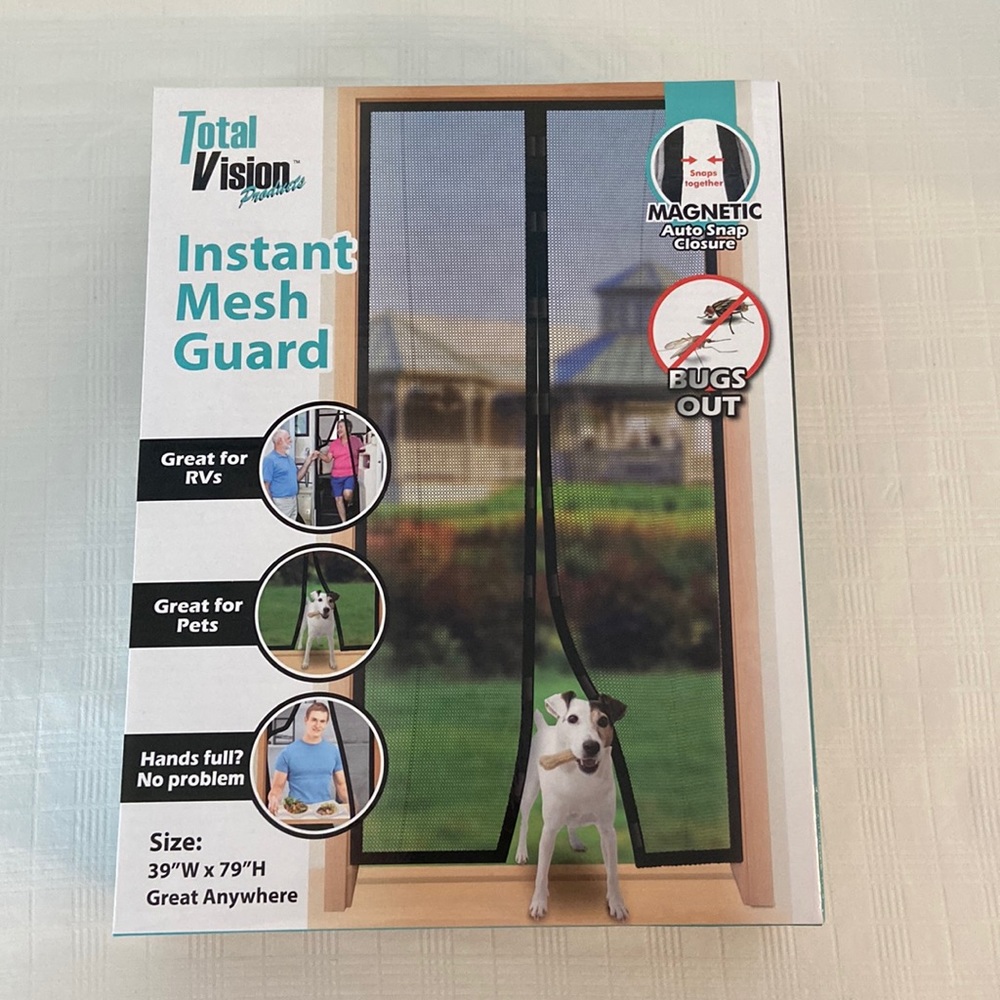 Total Vision Mesh Guard-mesh screen door